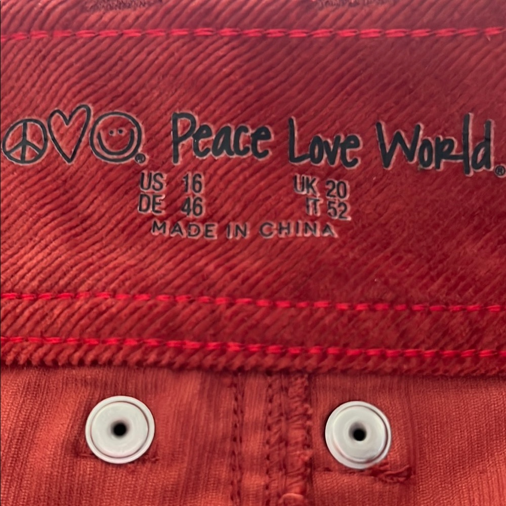 Vibrant Red Pants